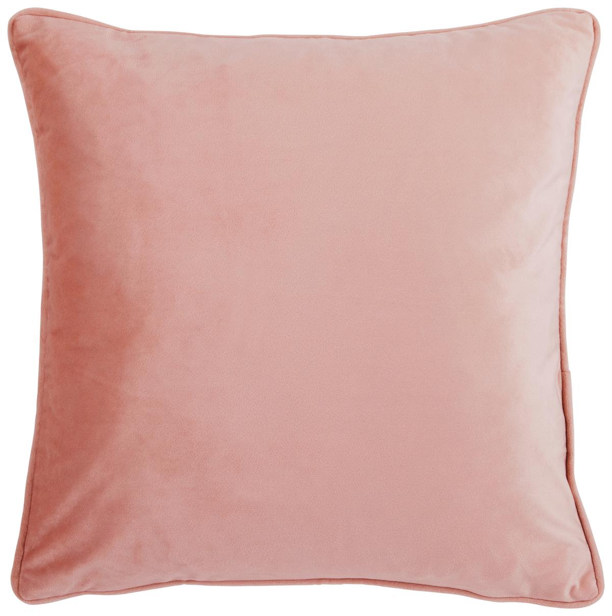 Zierkissen Viola in Altrosa ca. 45x45cm - Altrosa, ROMANTIK / LANDHAUS, Textil (45/45cm) - Modern Living