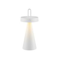 LED-Tischleuchte Alwa Weiß max. 1,5 Watt - Weiß, MODERN, Kunststoff/Metall (12,8/12,8/28,5cm)