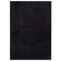 Fellteppich Loft Schwarz ca. 160x160cm - Schwarz, KONVENTIONELL, Textil (160/160cm) - Novel