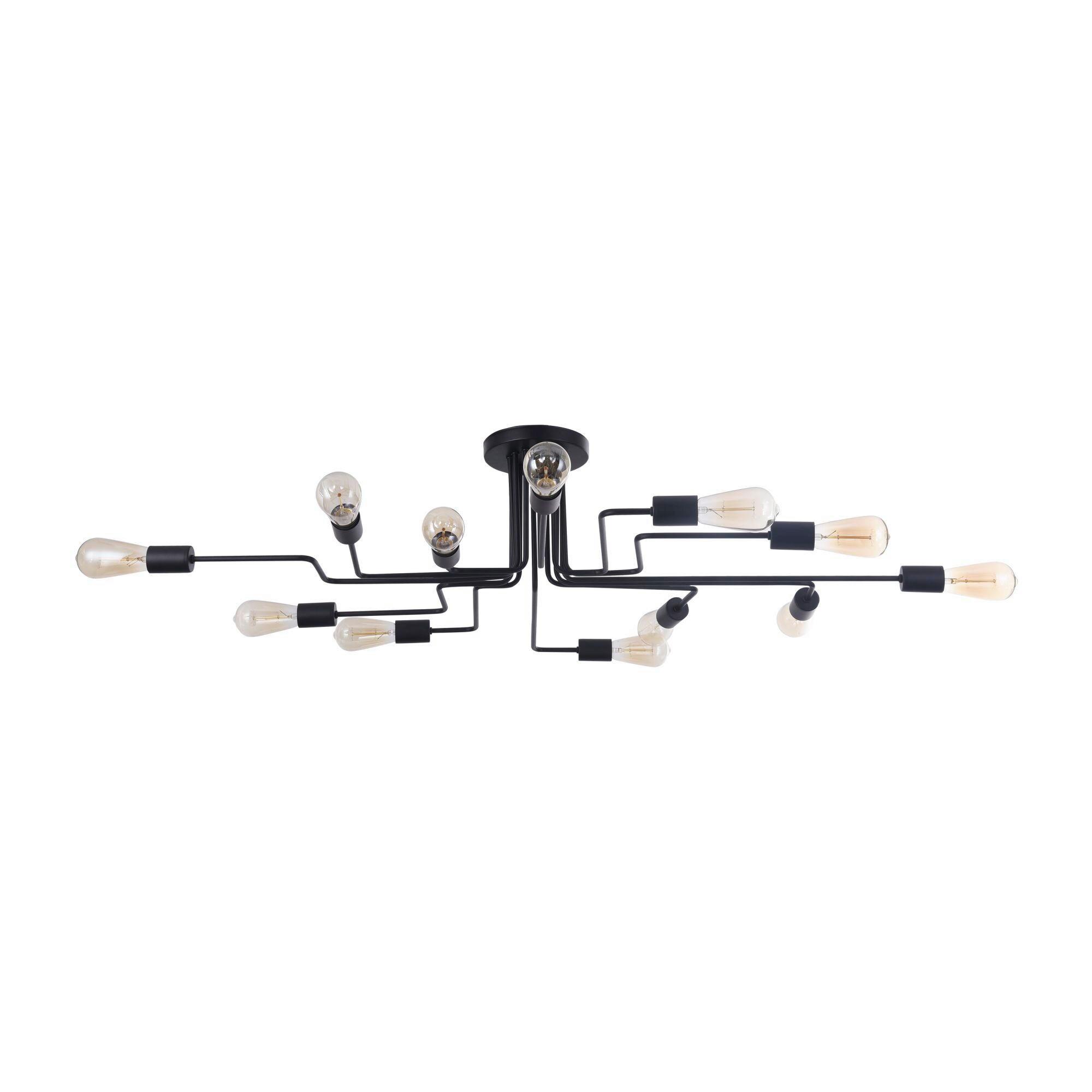 DECKENLEUCHTE GILBERT - Schwarz, Trend, Metall (123/88/22,7cm) - MAYTONI
