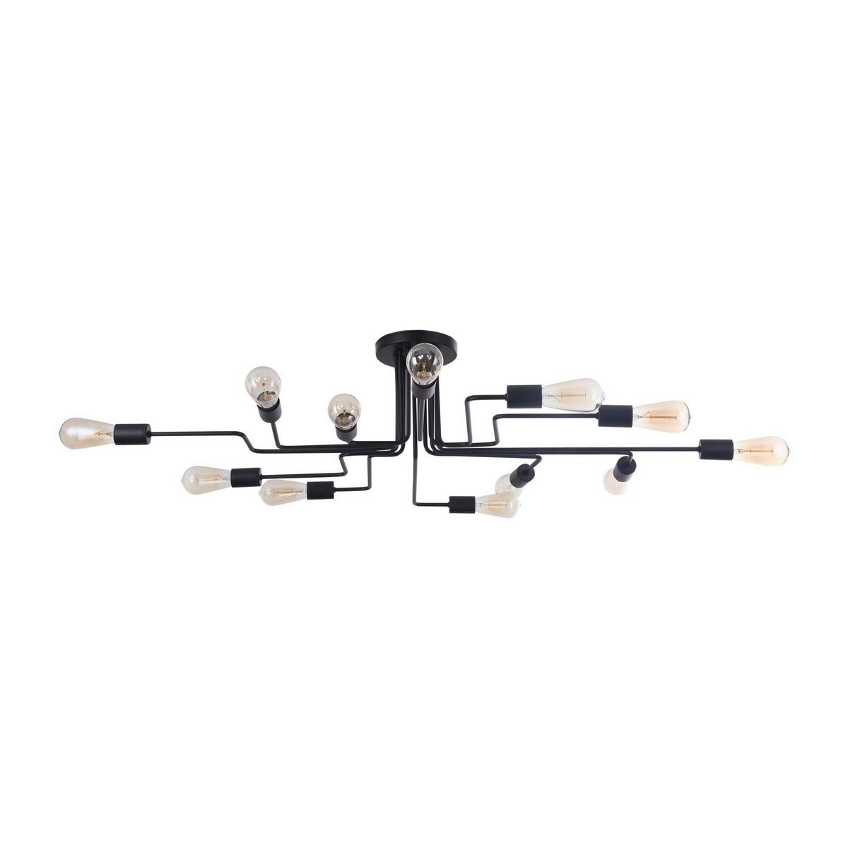 DECKENLEUCHTE GILBERT - Schwarz, Trend, Metall (123/88/22,7cm) - MAYTONI