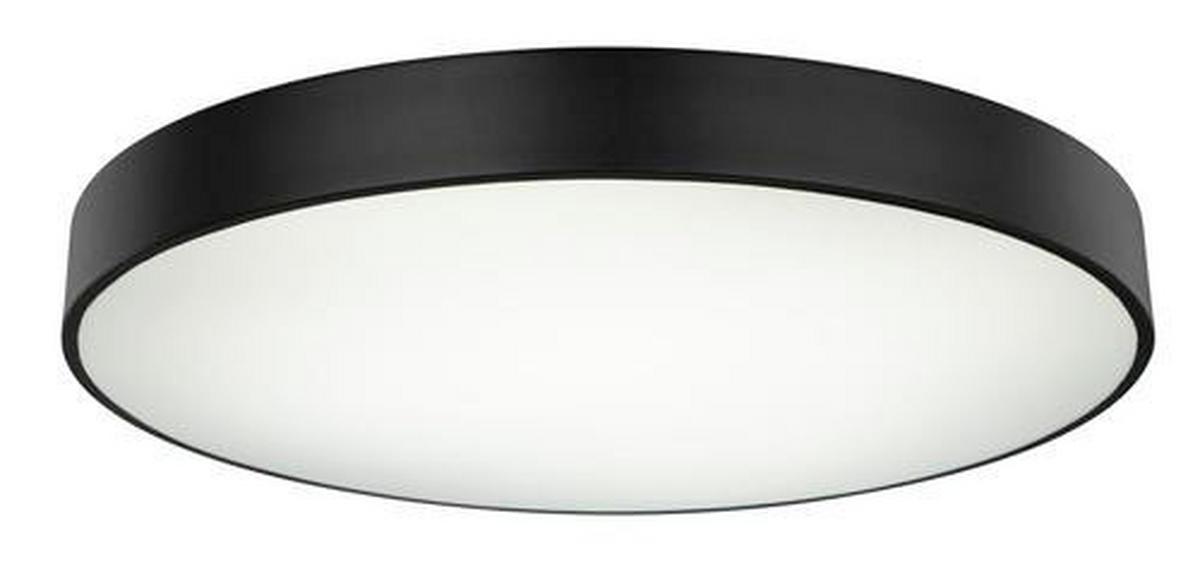 Stropna Led-svetilka Wiss, S Sijalko - črna/bela, Basics, kovina/umetna masa (60/10,5cm) - Globo