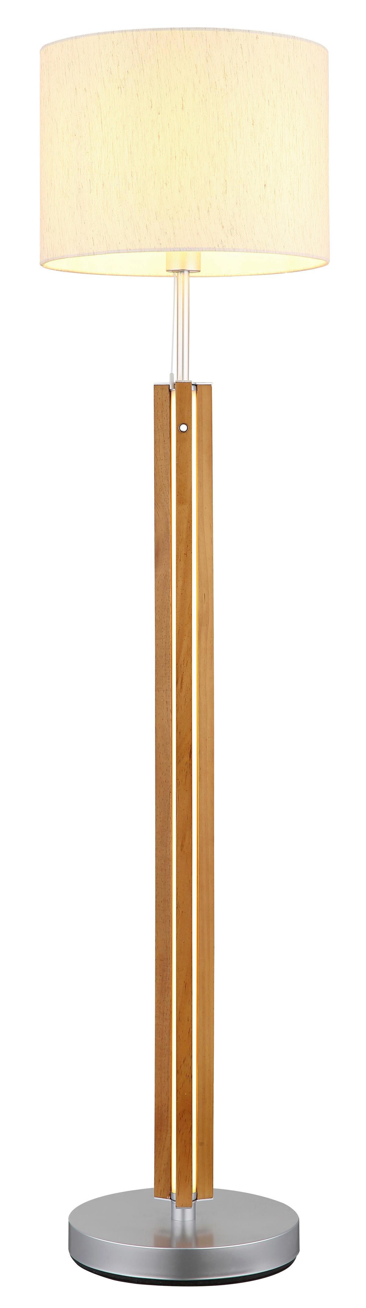 Led Állólámpa 41730246 Taugus - natúr színű/sötétbarna, Natur, műanyag/textil (35/145cm)