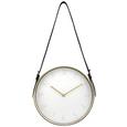 Wanduhr Center Goldfarben - Goldfarben/Schwarz, Textil/Metall (31cm) Wanduhr Center Goldfarben - Goldfarben/Schwarz, Textil/Metall (31cm)