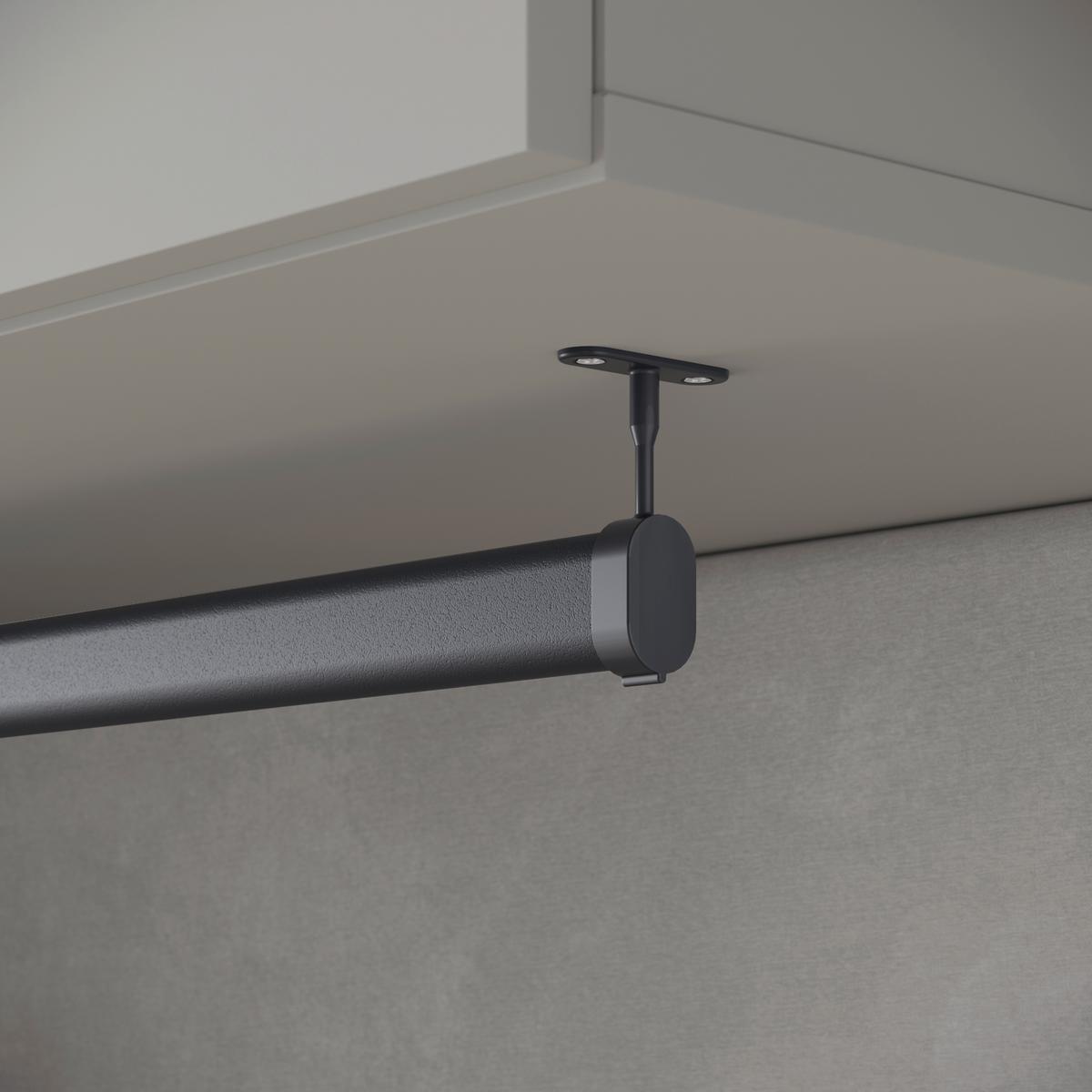 Garderobe Tejo Grau - Grau, Design, Holzwerkstoff (115/231,9/37,5cm) - Livetastic