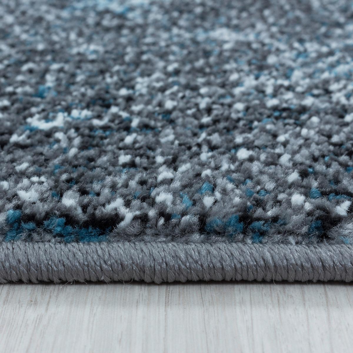 Webteppich Ottawa Blau ca. 80x150cm - Blau, Design, Textil (80/150cm)