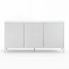 SIDEBOARD AMBER - vit, Modern, metall/trämaterial (150/80/40cm) - Bessagi Home