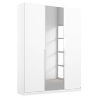 DULAP USI ROTATIVE ALABAMA - argintiu/alb, Modern, material pe bază de lemn (136/229/54cm) - Modern Living