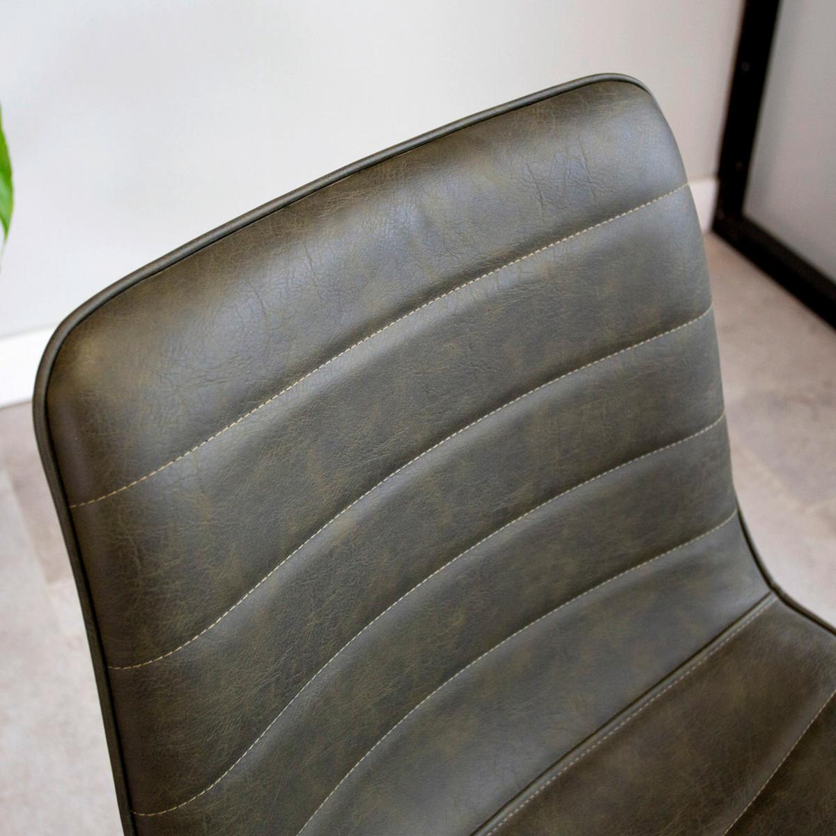 STUHL MILAN - Dunkelgrün, KONVENTIONELL, Kunststoff/Textil (48/77/56cm) - MID.YOU