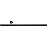 KARNISZ DRĄŻKOWY - ZESTAW PISA, 1-LFG. - czarny, Basics, metal (160cm) - Homeware