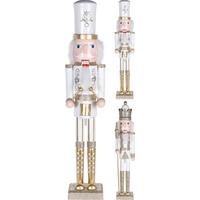 Diótörő Kb. 55cm Nutcracker - aranyszínű/ezüstszínű, fa (55cm)