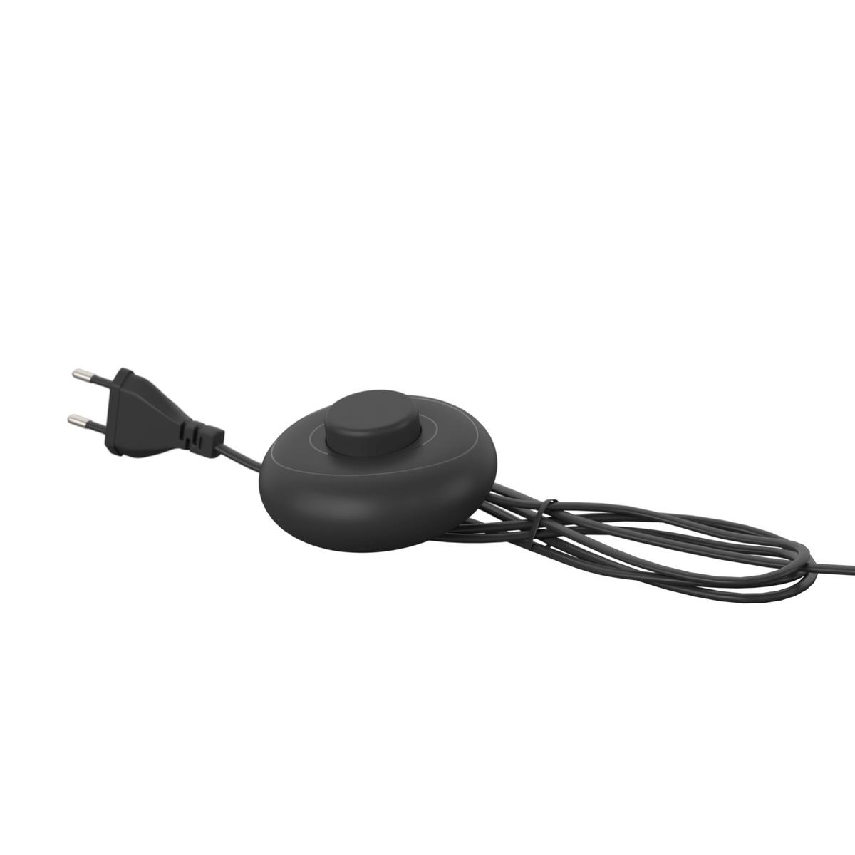 LAMPA STOJĄCA 24779N BENNO - biały/kolor niklowy, Basics, tworzywo sztuczne/metal (46/25/150cm) - Globo