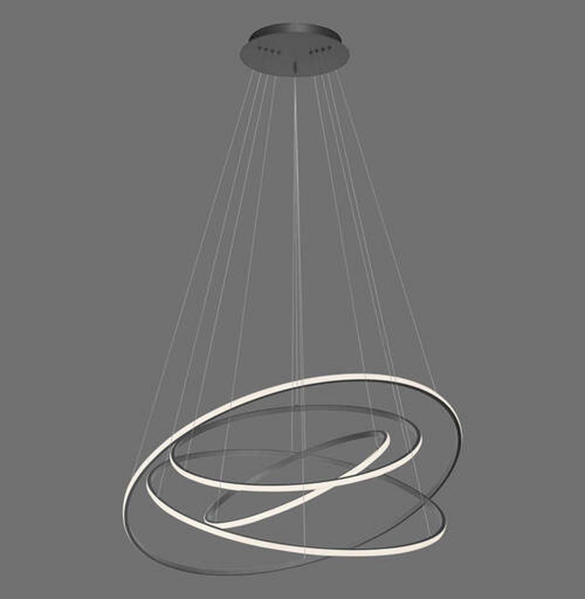 LAMPA ZWIESZANA LED 2124-13 TESSARA - Design, tworzywo sztuczne/metal (109/109/300cm) - Paul Neuhaus