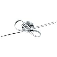LED-Deckenleuchte Selvina max. 10 Watt - Chromfarben/Weiß, MODERN, Kunststoff/Metall (70/42/15cm) - Eglo