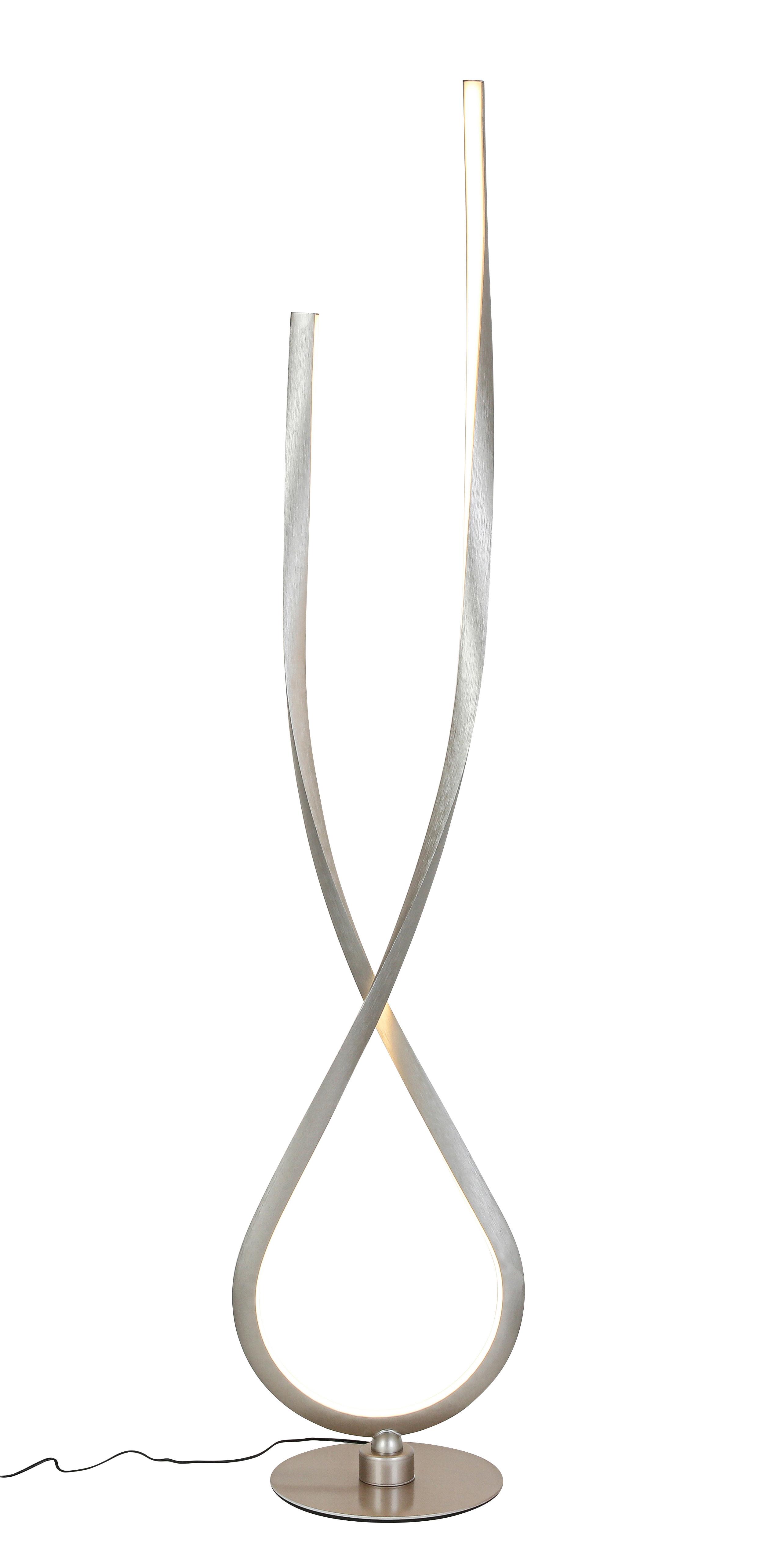 LED-GOLVLAMPA KUI - champagne/svart, Modern, metall/plast (26l)