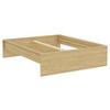 Posteljni Okvir Unit 160 - barve hrasta, Konvencionalno, leseni material (160/200cm) - Based