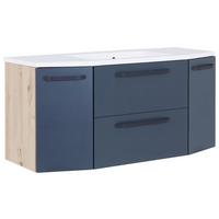 Omarica Za Pod Umivalnik Santo, Antracit, Barva Hrasta - bela/barve grafita, Konvencionalno, kamen/kovina (110/56/47cm) - Mömax