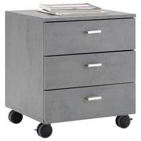 Predalnik Na Kolescih Mister Office, Siva - srebrne barve/črna, Moderno, kovina/umetna masa (45/52/45cm) - Mömax