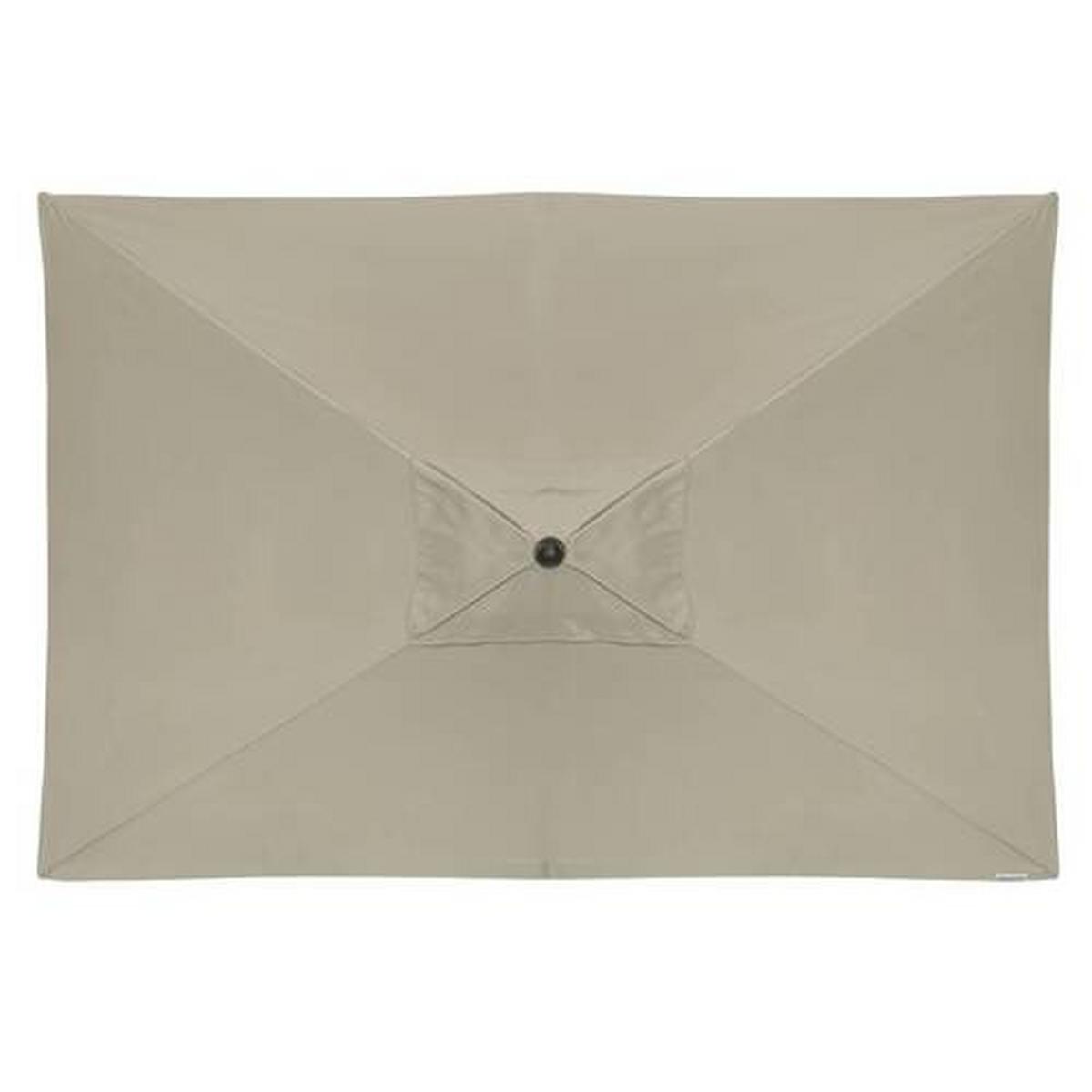 Sonnenschirm Active Auto Tilt Naturfarben ca. 300x200cm - Silberfarben/Naturfarben, Design, Textil/Metall (300/200cm) - Doppler