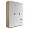 Ormar S Klasičnim Vratima Freising - bijela/hrast Sonoma, Moderno, drvni materijal (136/197/54cm) - Modern Living