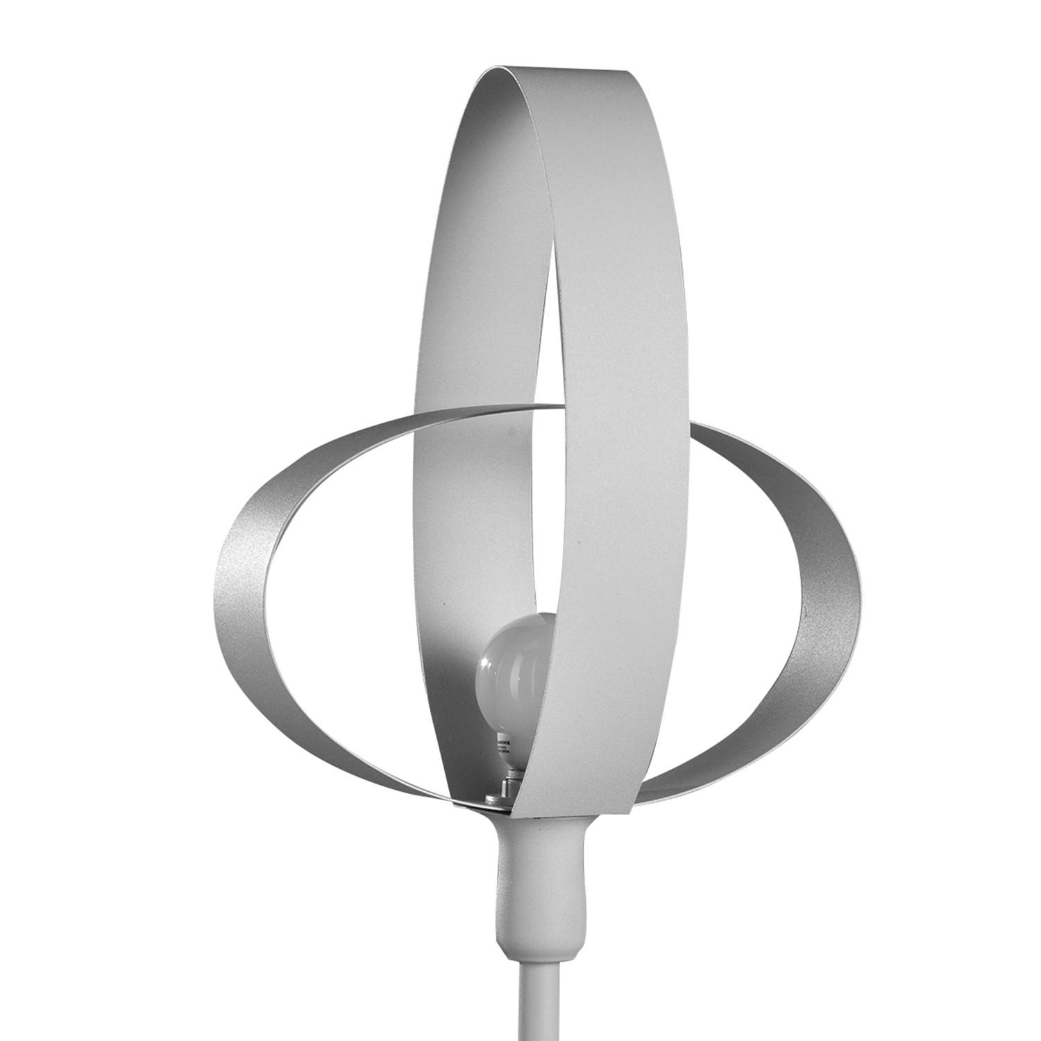 Tischleuchte Serena Weiß max. 6 Watt - Weiß, Design, Metall (25/62cm)