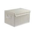 Korb Bamboo White - Weiß, Holz (36/26/22cm) - MÖMAX modern living