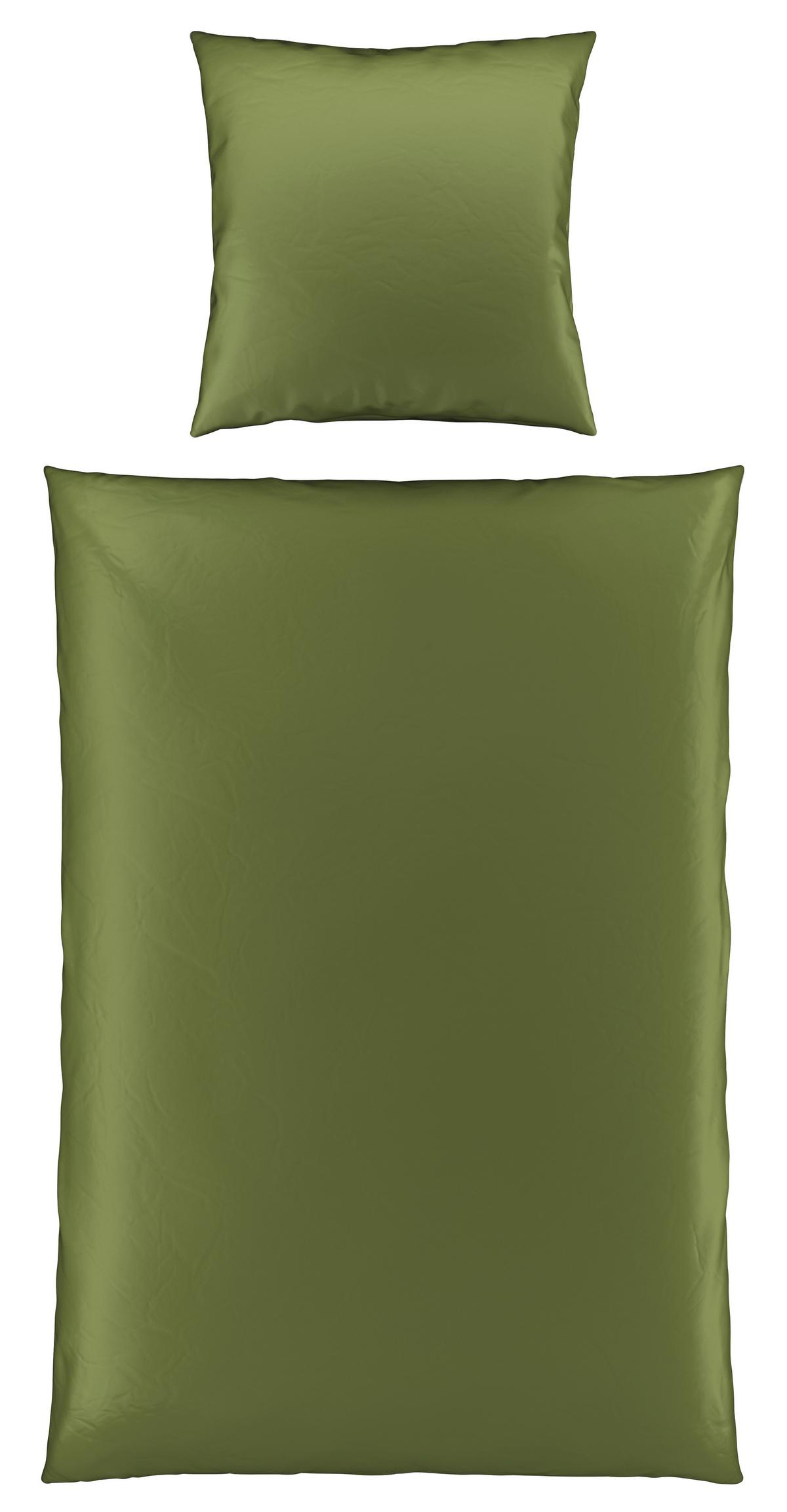 POŚCIEL SEGESTA - ciemnozielony, Modern, tkanina (155/220cm) - Novel