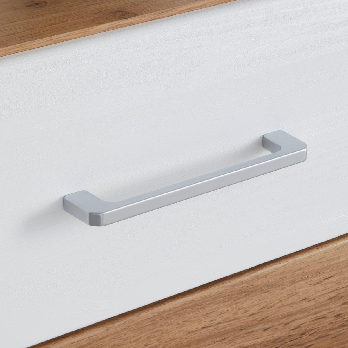 Schuhschrank in Weiß/Eichefarben - KONVENTIONELL, Holzwerkstoff (84/104/40cm) - Mömax