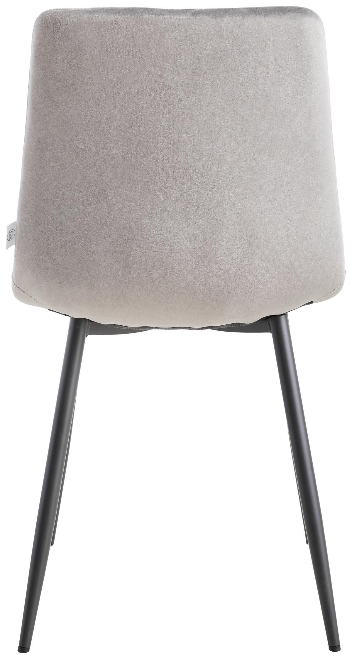 KRZESŁO SIT - szary, Modern, metal/tkanina (44/87/54cm) - P & B