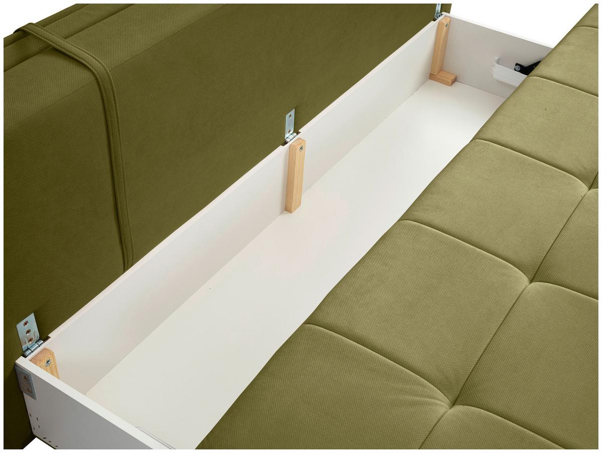 Canapea extensibila ALICE - măsliniu, Modern, textil (202/73-92/105cm) - Modern Living