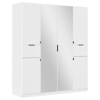 Ormar S Klasičnim Vratima Ticao - bijela/siva, Moderno, drvni materijal/metal (181/210/54cm) - Modern Living