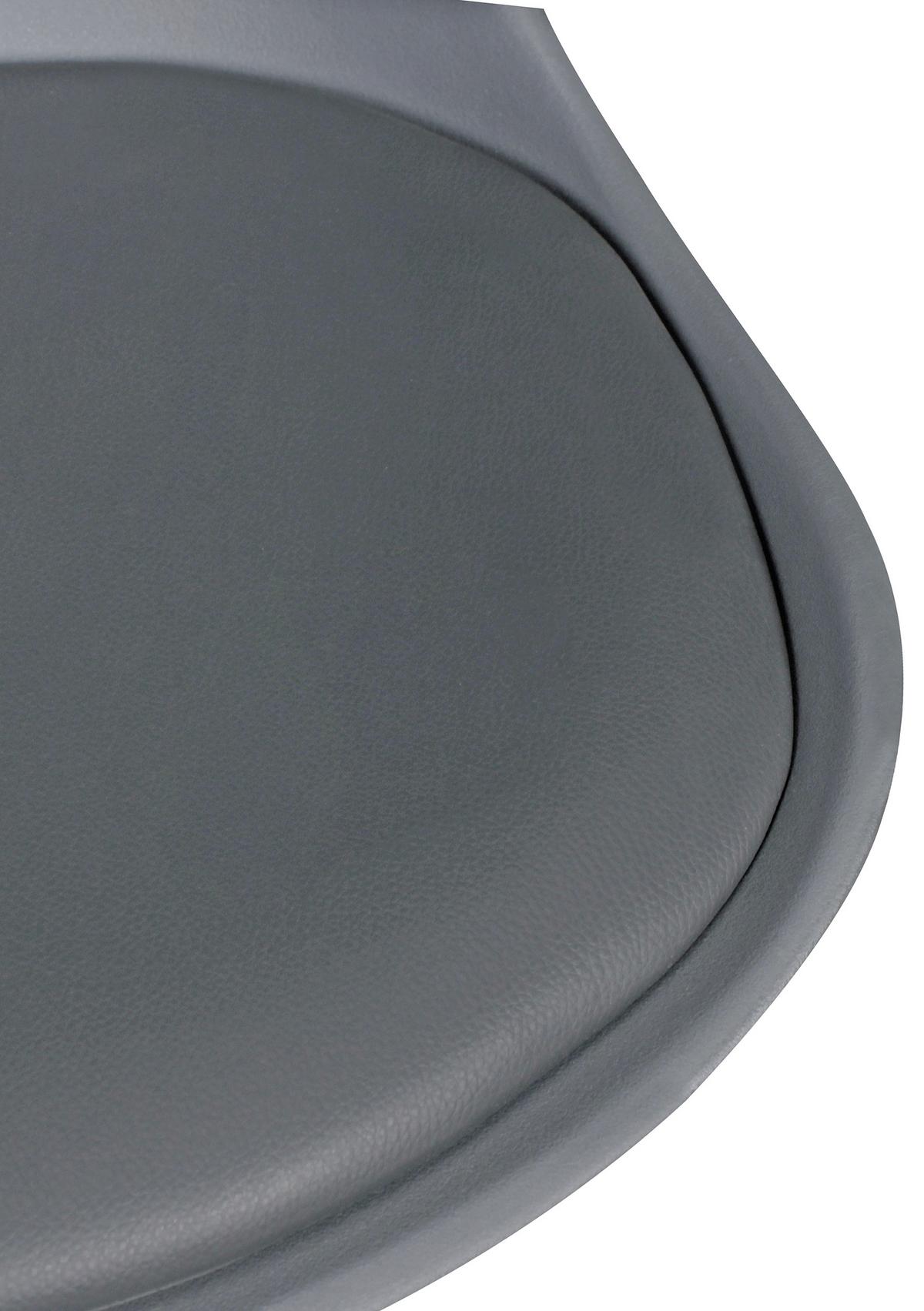 Set Stolov Lima - siva/barve hrasta, Design, umetna masa/tekstil (48/89/48cm) - MID.YOU