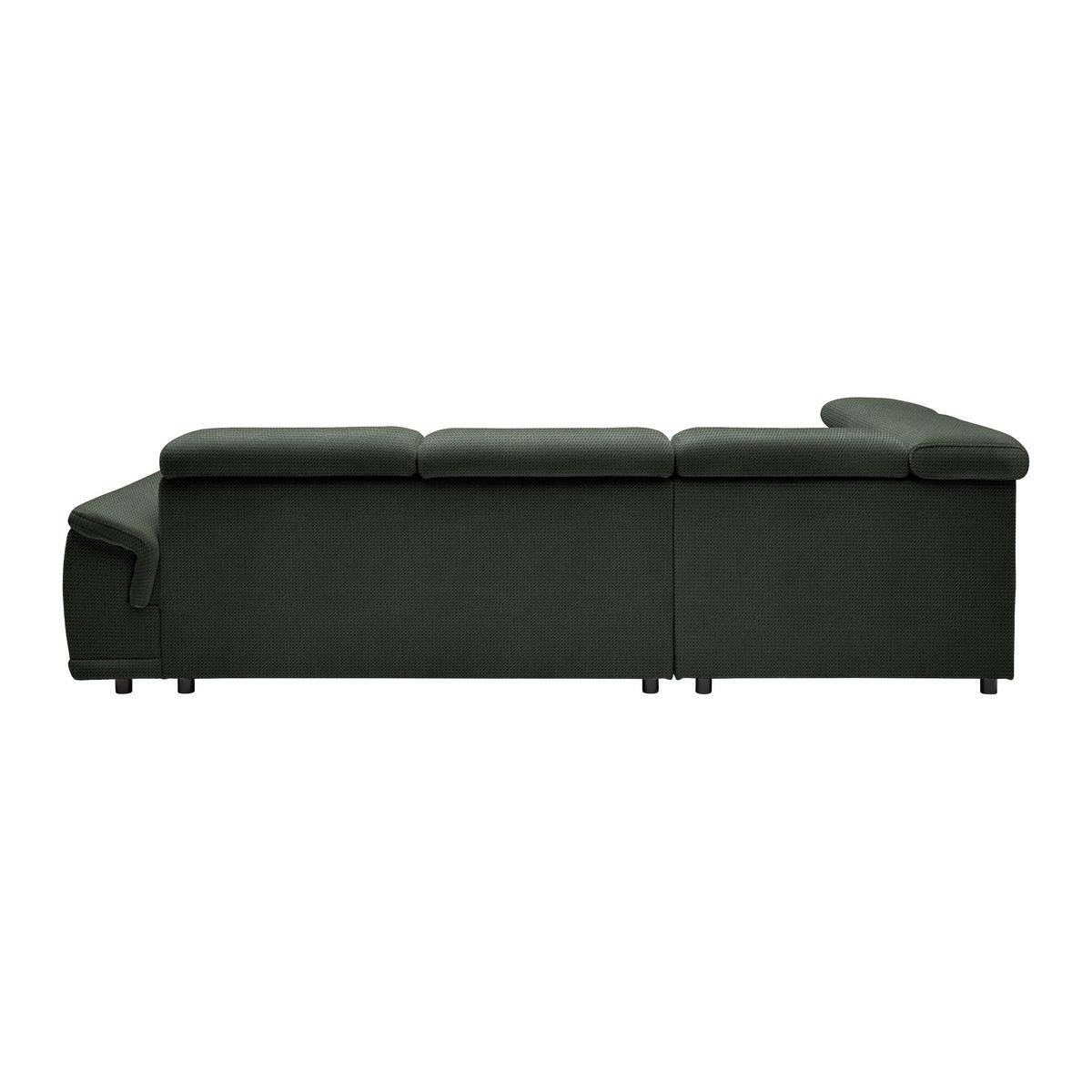 Kutna Garnitura Gremio - tamno zelena/crna, Moderno, tekstil/plastika (206/283cm) - Modern Living