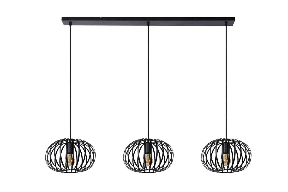 LAMPA WISZĄCA 78474/03/30 MANUELA - czarny, Basics (128/30/151cm) - Lucide