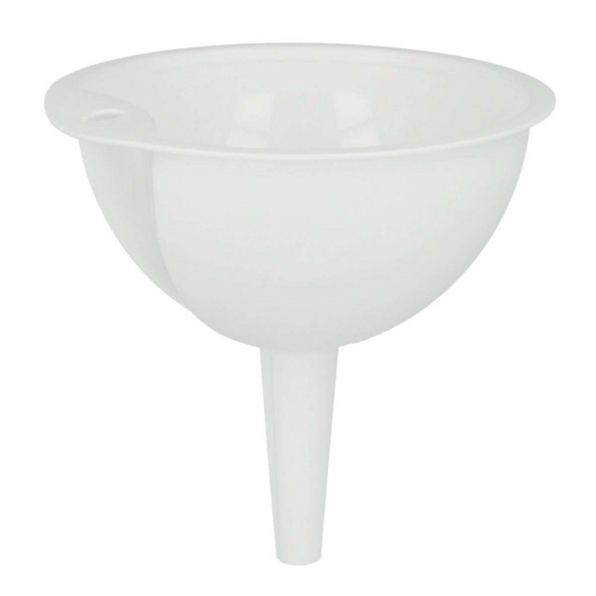 Tölcsér Kb. 14cm Fehér - műanyag (14cm) - Metaltex