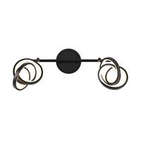 Led-reflektor Rundi - črna, Moderno, kovina/umetna masa (40/18/18cm) - Modern Living