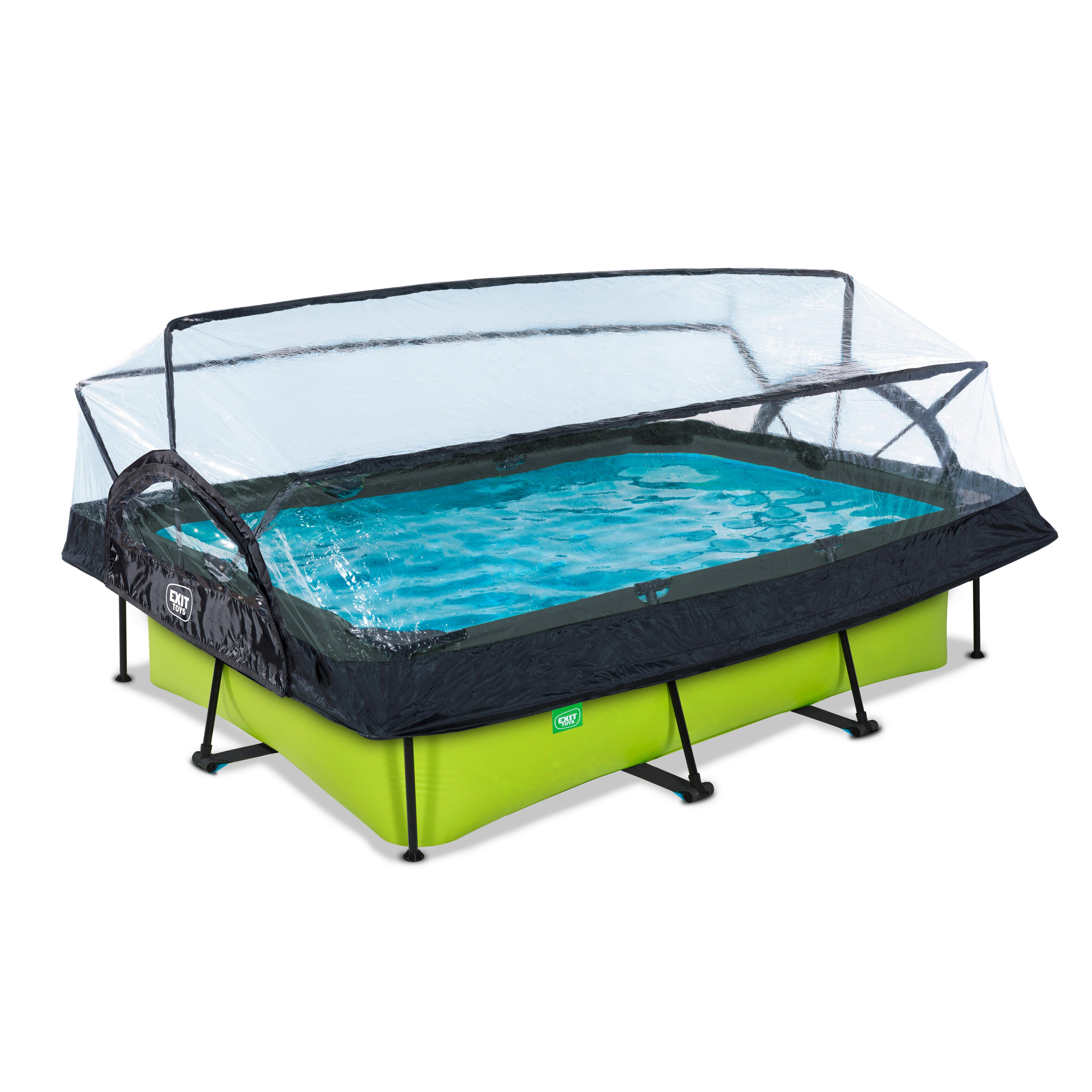Bazen Exit Lime Pool, 300x200cm - zelena, Konvencionalno, umetna masa (300/200/65cm) - EXIT Toys
