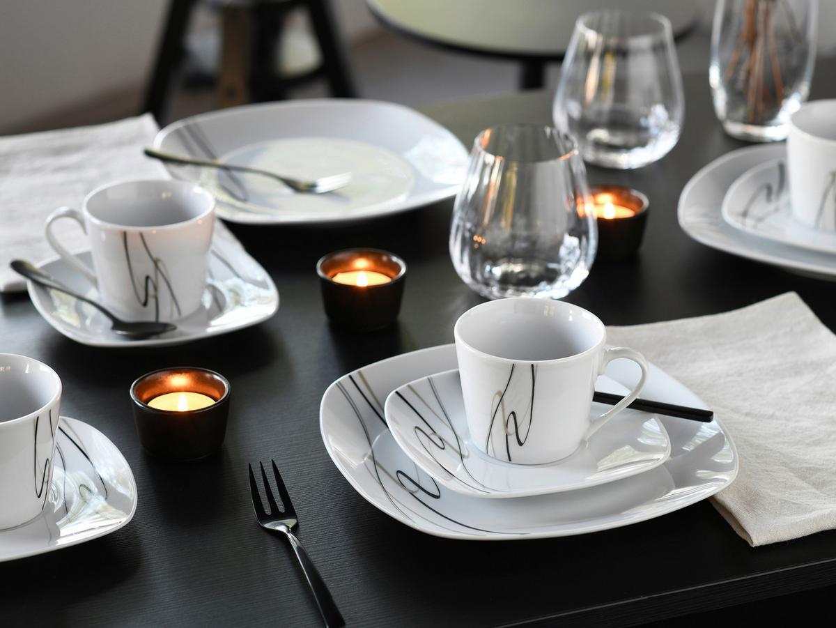 Kavni Servis Amelie Piazza, 18-Delni - Basics, keramika - Creatable