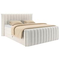 PAT BOXSPRING LINA - crem, Konventionell, plastic/lemn (200/200cm) - Premium Living