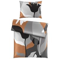 BETTWÄSCHESET TAMARA - Braun, Konventionell, Textil (160/210cm) - Modern Living