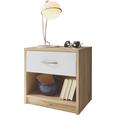 Nočna Omarica Pepe - aluminij/bela, umetna masa/leseni material (39/41/28cm) - Mömax modern living Nočna Omarica Pepe - aluminij/bela, umetna masa/leseni material (39/41/28cm) - Mömax modern living