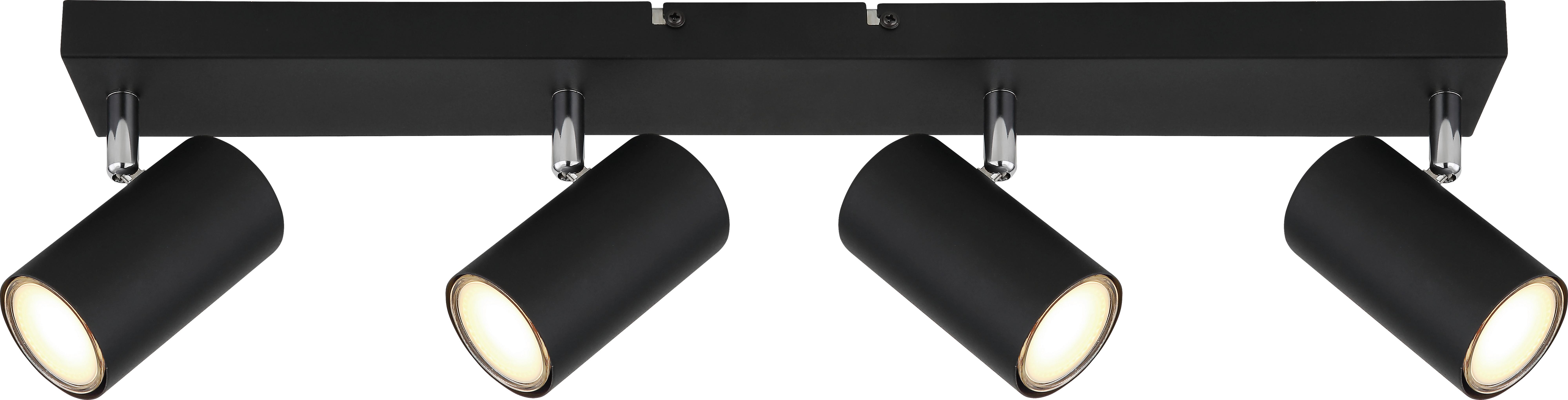 Spotlámpa Witmo - Fekete, modern, Fém (56/6/12cm) - Modern Living