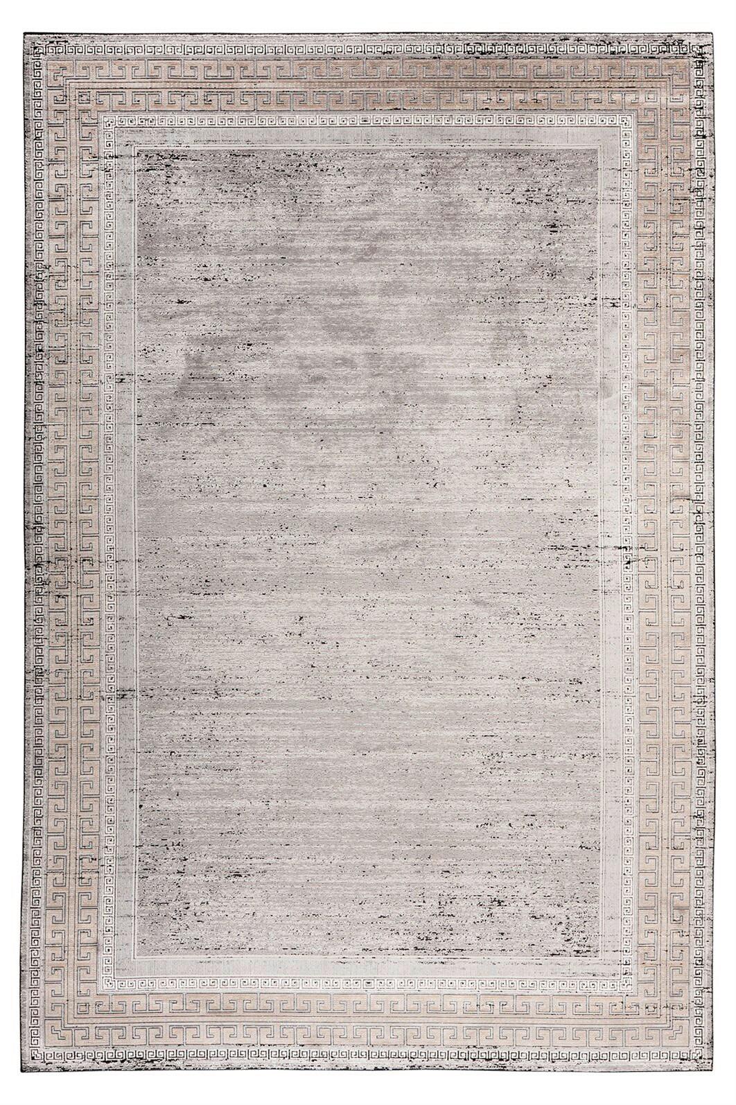 Flachwebeteppich Elles 215 Grau 120cm X 170cm - Grau, Basics, Textil (120/170cm) - Kayoom