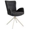 STOL MED ARMSTÖD STELLA - beige/grå, Design, metall/textil (58/91/65cm) - Mömax
