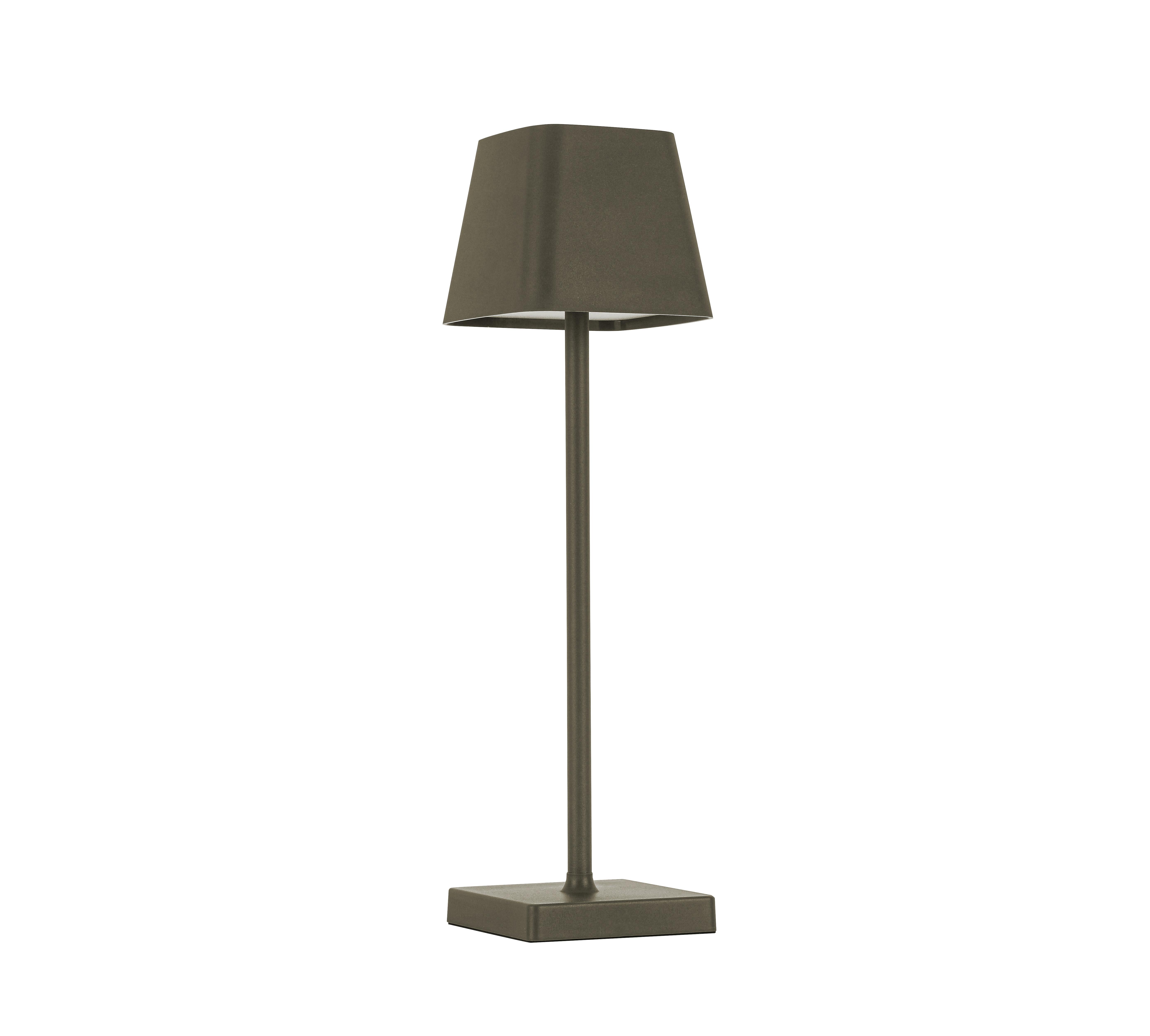 LAMPA STOŁOWA Z AKUMULATOREM LINO *SBN* - szary, Design, tworzywo sztuczne/metal (10/38cm) - Novel