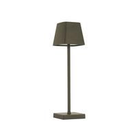 LAMPA STOŁOWA Z AKUMULATOREM LINO *SBN* - szary, Design, tworzywo sztuczne/metal (10/38cm) - Novel