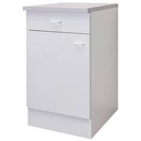 CORP INFERIOR DE BUCĂTĂRIE SPEED  US 50-50 W - gri deschis/alb, Konventionell, material pe bază de lemn (50/85/50cm)