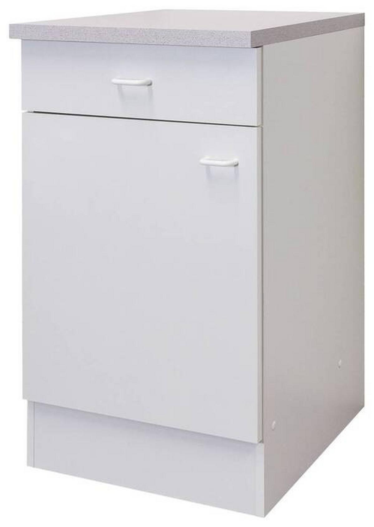 CORP INFERIOR DE BUCĂTĂRIE SPEED  US 50-50 W - gri deschis/alb, Konventionell, material pe bază de lemn (50/85/50cm)