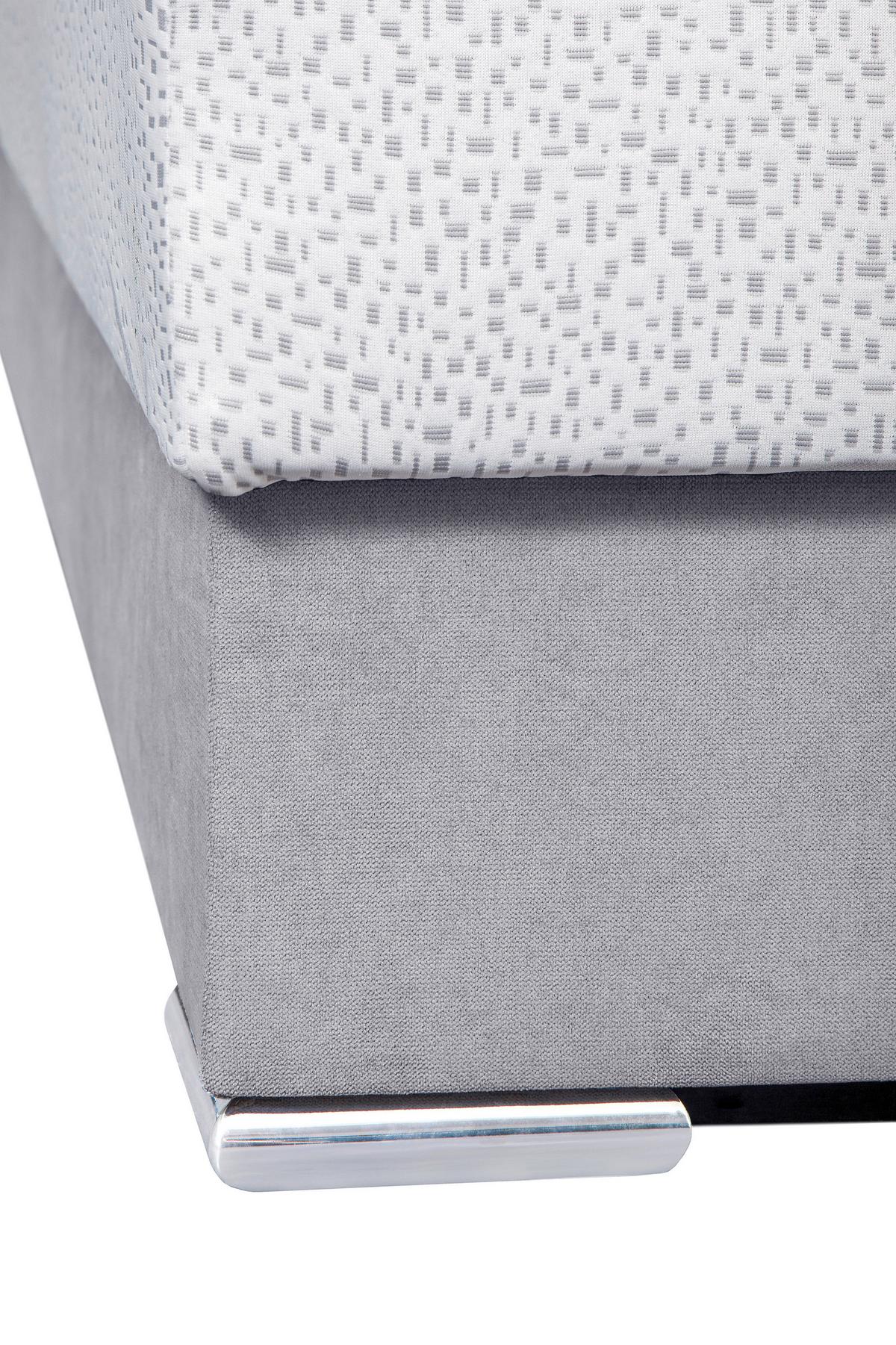 Tapecirani Krevet Morato - svijetlo siva, Moderno (90/200cm) - Best Price