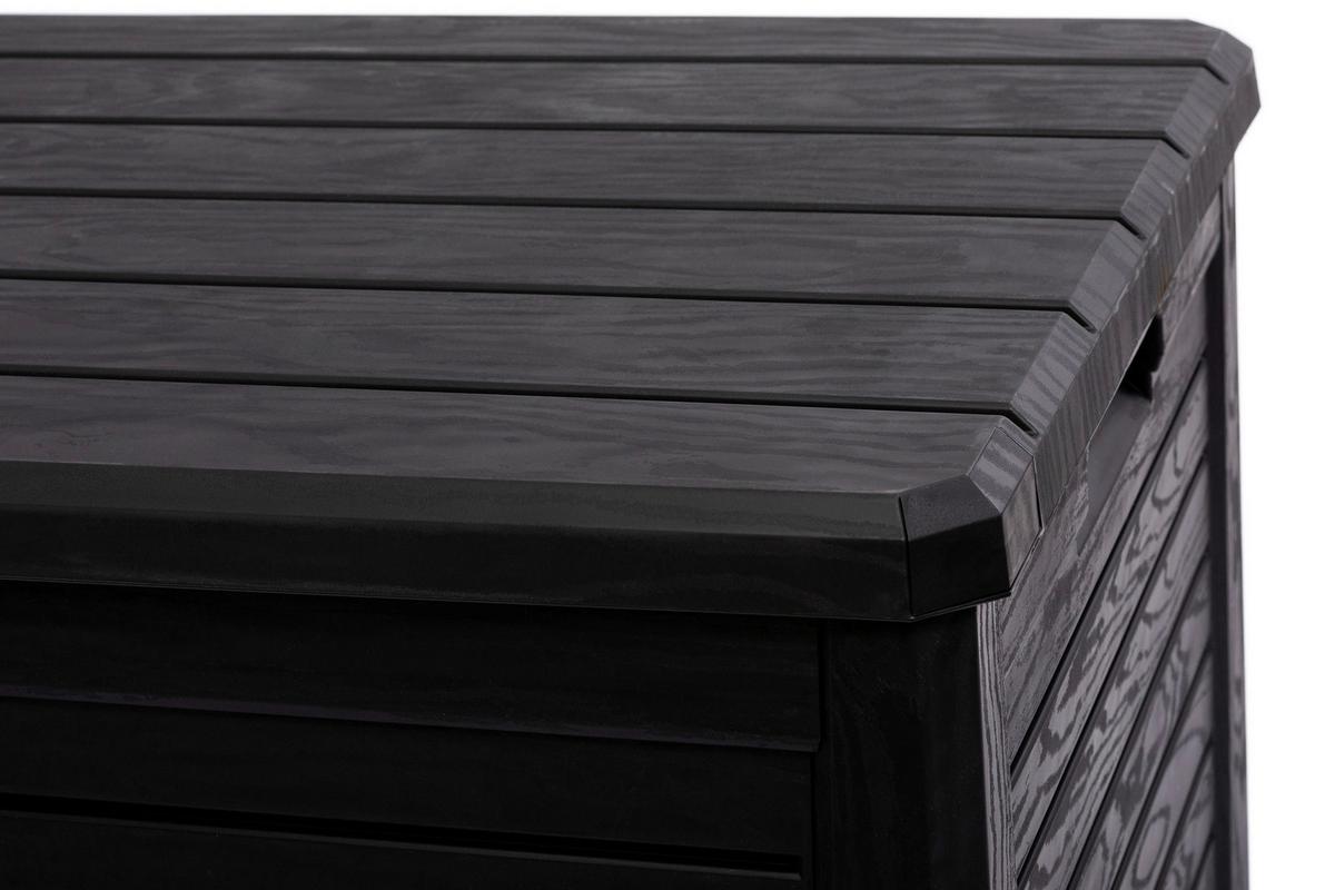 Kissenbox Florida Anthrazit Kunststoff - Anthrazit, Basics, Kunststoff (148/60/72cm) - Mömax